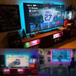 USB Led Strip Lights RGB Color Light Bar 14-95 inch TV Backlight Tit Including 24 Key IR 17 Key RF Controller PC Display Bedroom Game room Home Theater Atmosphere Light DC5V