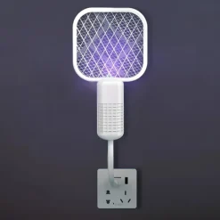 USB Mini Mosquito Swatter – Rechargeable Fly Swatter for Indoor and Outdoor Use, Effective Insect Killer Bat