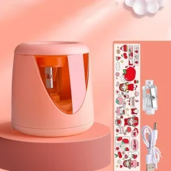 USB Rechargeable Electric Pencil Sharpener, Heavy-Duty Mechanical Design, Multi-Function for School & Office Use, Ideal Gift for Students and Children