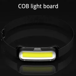 USB Rechargeable LED Headlamp 3 Modes Fishing Camping Lantern Waterproof Mini Headlight Portable Floodlight COB Head Torch