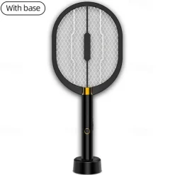 USB Rechargeable Mosquito Swatter – Two-in-One Electric Shock Fly Swatter for Dormitory and Household Use