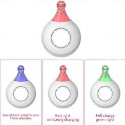 USB Rechargeable Ultrasonic Pest Collar – Flea, Tick, and Lice Repeller for Cats and Dogs with Mountaineering Buckle