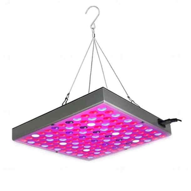 UV Black Light IR Full Spectrum LED Grow Light Panel - 45W, 144 LEDs for Indoor Plant Growing, Hydroponic & Greenhouse