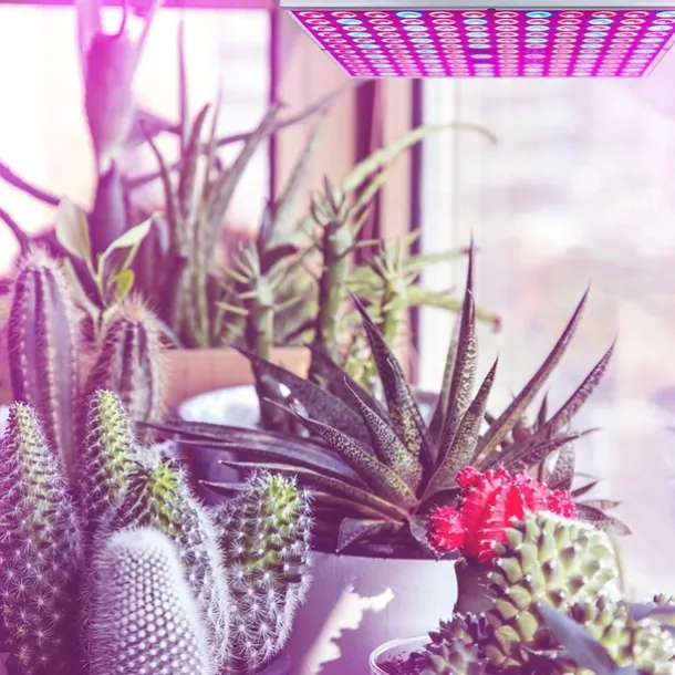 UV Black Light IR Full Spectrum LED Grow Light Panel - 45W, 144 LEDs for Indoor Plant Growing, Hydroponic & Greenhouse