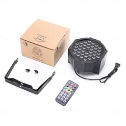 UV Blacklight LED Strobe Stage Par Light Party Lights Indoor 36W 36 LEDs with Remote Controller for Disco Party Club KTV Wedding