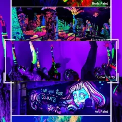 UV LED Black Lights Bulb 9W E27 LED Black Bulb UV Grade 395nm UV Party Body Paint Disco Party Fluorescent Bubble Luminous Party Bedroom UV Light Fluorescent Poster Body Paint