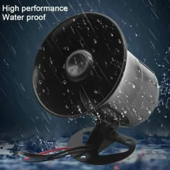 12V Car Motorcycle 3 Sounds Siren Horn Alarm Loud Speaker Electronic Bell Car Electrical Appliances Three tone alarm horn