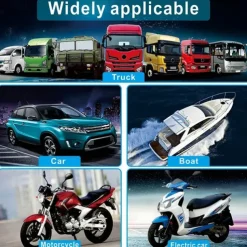 12V Car Motorcycle 3 Sounds Siren Horn Alarm Loud Speaker Electronic Bell Car Electrical Appliances Three tone alarm horn