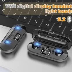 V60 True Wireless Headphones TWS Earbuds In Ear Bluetooth 5.2 Ergonomic Design Surround sound Fast Charging for Apple Samsung Huawei Xiaomi MI Running Everyday Use Traveling Mobile Phone