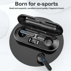 V60 True Wireless Headphones TWS Earbuds In Ear Bluetooth 5.2 Ergonomic Design Surround sound Fast Charging for Apple Samsung Huawei Xiaomi MI Running Everyday Use Traveling Mobile Phone