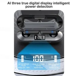 V60 True Wireless Headphones TWS Earbuds In Ear Bluetooth 5.2 Ergonomic Design Surround sound Fast Charging for Apple Samsung Huawei Xiaomi MI Running Everyday Use Traveling Mobile Phone