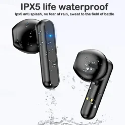 V60 True Wireless Headphones TWS Earbuds In Ear Bluetooth 5.2 Ergonomic Design Surround sound Fast Charging for Apple Samsung Huawei Xiaomi MI Running Everyday Use Traveling Mobile Phone