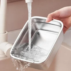 Vacuum Food Container Food-Grade SUS304 Sealed Food Storage Box Bento Lunch Box for Fruits, Refrigerator Safe, Airtight Meal Container (Rectangle)