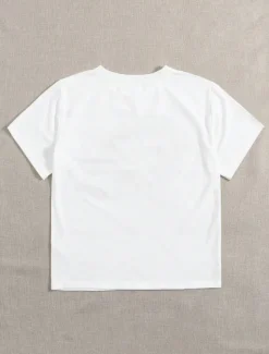 Valentine Women's Funny T Shirt Casual Wine Glass Regular Tops Short Sleeve Round Neck Print Regular Fit Daily White Summer