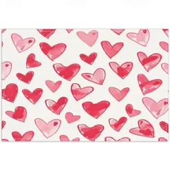 Valentine's Day Placemats Set of 4 Romantic and Decorative Table Mats Featuring Heart or Rose Patterns Durable and Heat-Resistant Perfect for Adding a Touch of Love to Your Dining Table Decor