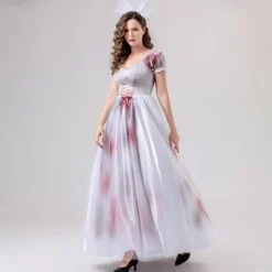 Vampire Ghost Bride Halloween Masquerade Adults' Women's Carnival Halloween Easy Halloween Costumes Dress Up