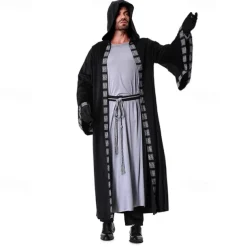 Vampire Wizard Halloween Masquerade Carnival Costume Adults' Men's Carnival Performance Halloween Easy Halloween Costumes Dress Up