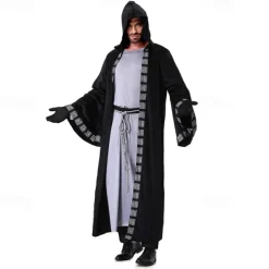 Vampire Wizard Halloween Masquerade Carnival Costume Adults' Men's Carnival Performance Halloween Easy Halloween Costumes Dress Up