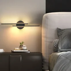 Vanity Light LED Mirror Front Lamp Waterproof IP20 71cm LED Bathroom Lights Over Mirror Black/White Wall Lighting Fixtures for Bathroom Bedroom Living Room Cabinet 110-240V