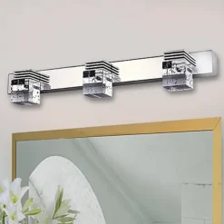 Vanity Light LED Mirror Front Lamp Waterproof IP20 LED Bathroom Lights Over Mirror Wall Lighting Fixtures for Bathroom Bedroom Living Room Cabinet 110-240V