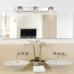 Vanity Light LED Mirror Front Lamp Waterproof IP20 LED Bathroom Lights Over Mirror Wall Lighting Fixtures for Bathroom Bedroom Living Room Cabinet 110-240V