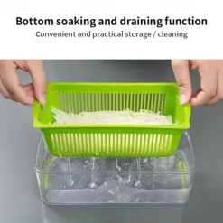 Vegetable Chopper 16 in 1Multifunctional Food Chopper Kitchen Vegetable Slicer Dicer Cutter Veggie Chopper With 8 Blades Carrot Chopper with Container