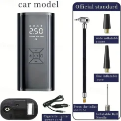Vehicle-mounted Inflator Pump Automobile Car Small Portable Tire Multifunctional Inflator Electric Inflator Automobile