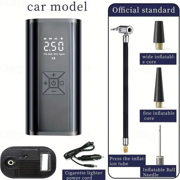 Vehicle-mounted Inflator Pump Automobile Car Small Portable Tire Multifunctional Inflator Electric Inflator Automobile