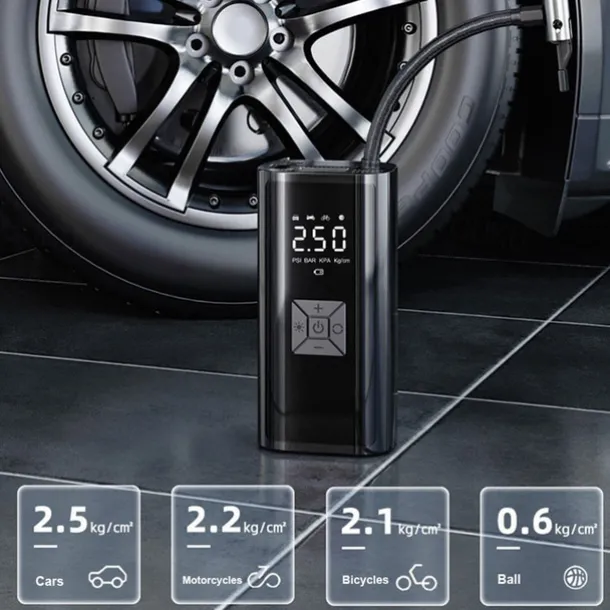 Vehicle-mounted Inflator Pump Automobile Car Small Portable Tire Multifunctional Inflator Electric Inflator Automobile