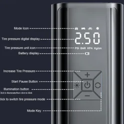 Vehicle-mounted Inflator Pump Automobile Car Small Portable Tire Multifunctional Inflator Electric Inflator Automobile