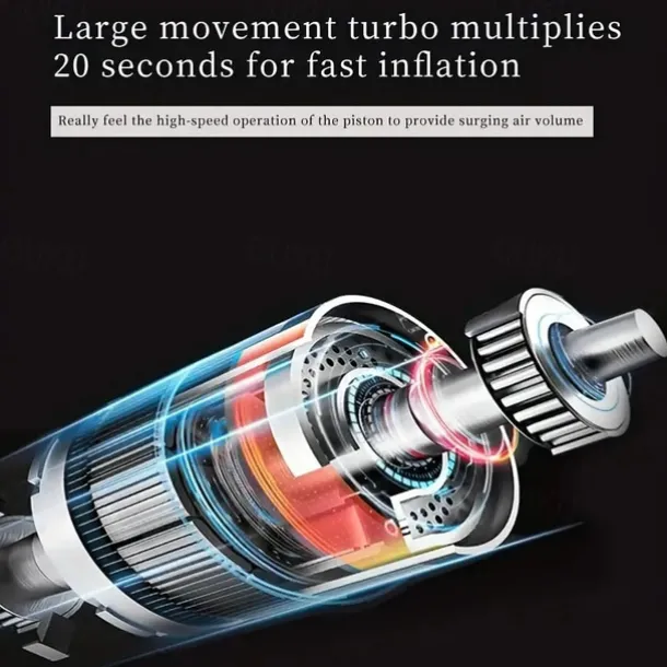 Vehicle-mounted Inflator Pump Automobile Car Small Portable Tire Multifunctional Inflator Electric Inflator Automobile