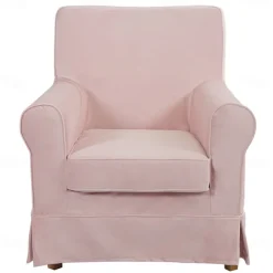 Velvet Armchair Sofa Cover Solid Color Quilted Velvet Slipcovers LITB PRIME cover Ektcover