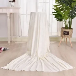 Velvet Tablecloth Farmhouse Black Table Cloth Spring Tablecloth Round Outdoor Cloth Table Cover Oval Rectangle For Picnic,Wedding,Dining,Easter,Kitchen