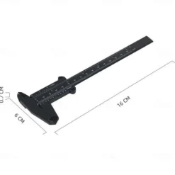 Vernier Caliper Plastic Calipers Gauge Measuring Tools 150mm Vernier Caliper Aperture Depth Diameter Measure Tool