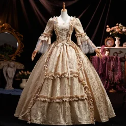 Victorian Dress for Women Rococo Ball Gown Princess Maria Antonietta Rococo Victorian Renaissance Vacation Dress
