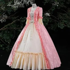 Victorian Dress for Women Rococo Ball Gown Princess Maria Antonietta Rococo Victorian Renaissance Vacation Dress