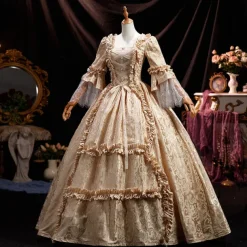 Victorian Dress for Women Rococo Ball Gown Princess Maria Antonietta Rococo Victorian Renaissance Vacation Dress