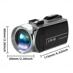 Video Camera Camcorder HD 4K 48MP Video Recorder Camera Vlogging Camera DV Camcorders Video Camera Digital Zoom