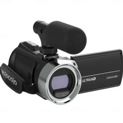 Video Camera Camcorder HD 4K 48MP Video Recorder Camera Vlogging Camera DV Camcorders Video Camera Digital Zoom