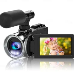 Video Camera Camcorder HD 4K 48MP Video Recorder Camera Vlogging Camera DV Camcorders Video Camera Digital Zoom