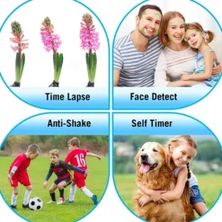 Video Camera Camcorder HD 4K 48MP Video Recorder Camera Vlogging Camera DV Camcorders Video Camera Digital Zoom