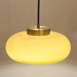 Vintage Ceiling Lights,Retro Glass Chandelier,Flush Mount Chandelier Light,Unique Brass Chandelier Dining