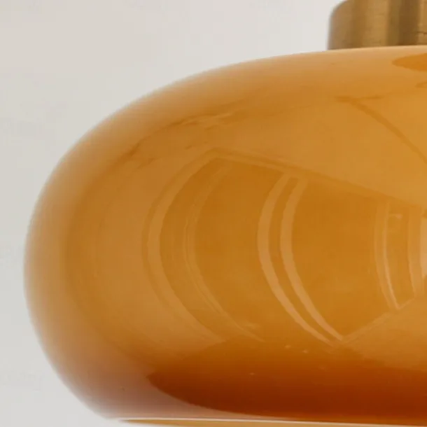 Vintage Ceiling Lights,Retro Glass Chandelier,Flush Mount Chandelier Light,Unique Brass Chandelier Dining