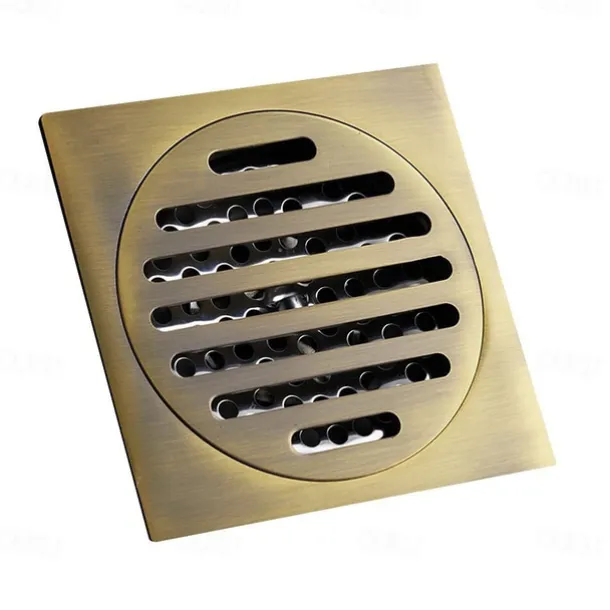 Vintage Concealed Shower Faucet Combo Set 8" Shower Head, Shower System Mixer Rough In Valve Rainfall High Pressure Head with Drain, Wall Monted Tub and Shower Trim Kit Bathroom Bath