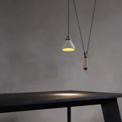 Vintage Edison Ceiling Pendant Light Height Adjustable Cable E27 Industrial Pulley Lighting Island Lamp