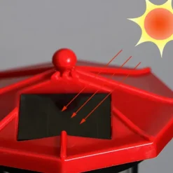 Vintage Lighthouse Outdoor Garden Waterproof Solar Resin Lighthouse Decoration Courtyard Light Landscape Light Projection Light Spot Light