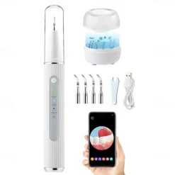 Visual Ultrasonic Dental Scaler Teeth Whitening Cleaner Dental Stone Calculus Plaque Stains Removal Tartar Scraper Oral Hygiene