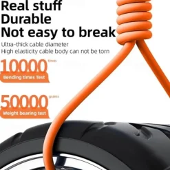 120W 3 in 1 Super Fast Charging Cable Micro USB Type c Gaming180° Rotating Data Cable For Huawei Smart Phone Silicone Cable