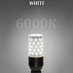 12W E14 E27 Led Candlestick Bulb AC85-265V Silver LED Corn Bulb Two-color Temperature Corn Lamp Equivalent to the Traditional 100 Watt 1400lm Led Chandelier Bulb