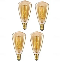 40W Edison Bulb Lamp E14 ST48 Dimmable Incandescent Vintage Edison Light Bulb 220-240V 4/6/10pcs